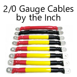 2/0 Gauge Cables By The Inch C to C